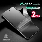 Матовая Гидрогелевая пленка 9999d для xiaomi mi 11 lite 10t 9t poco m3 x3 f3 redmi note 8 8t 9 10 pro 9a 9c nfc, 2 шт.