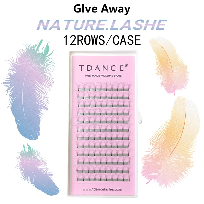 Поставки для наращивания ресниц TDANCE ресницы толщиной 0 10 мм 5D русские объемные