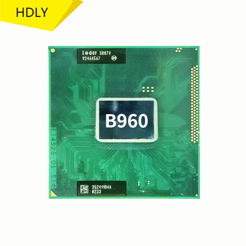 

Процессор Intel Pentium B960 SR0C9 SR07V 2,2 ГГц двухъядерный двухпотоковый ЦПУ процессор 2 Мб 35 Вт Разъем G2 / rPGA988B