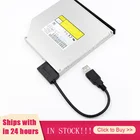 Кабель-Переходник USB 2,0Mini Sata II 7 + 6 13Pin для ноутбука DVDCD ROM Slimline Drive в наличии