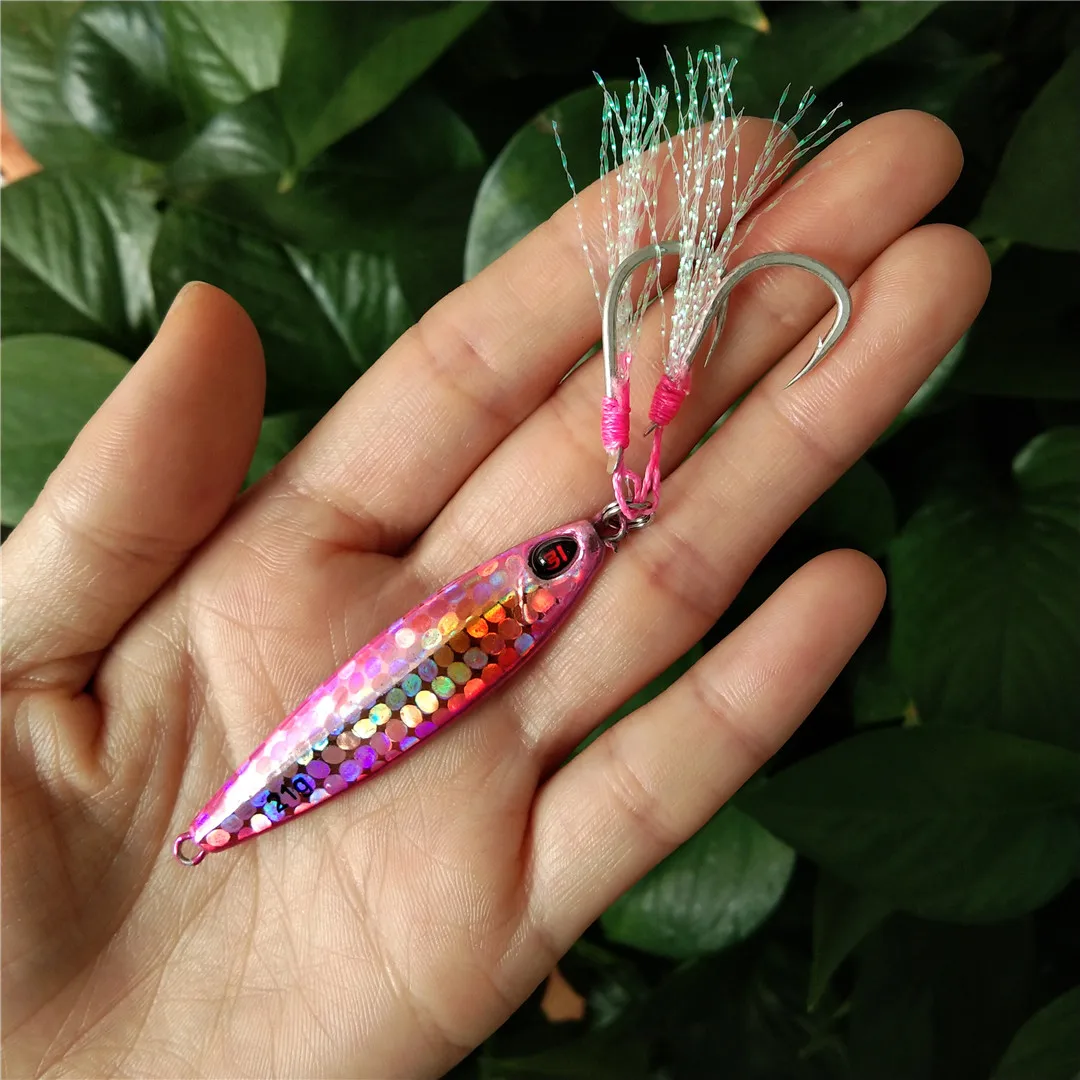 

Swolfy 10pcs 14g 21g Jig Fishing Lure Jigs Metal Jig Articulos De Pesca Isca Artificial Fake Fish Fishing Jig Lures