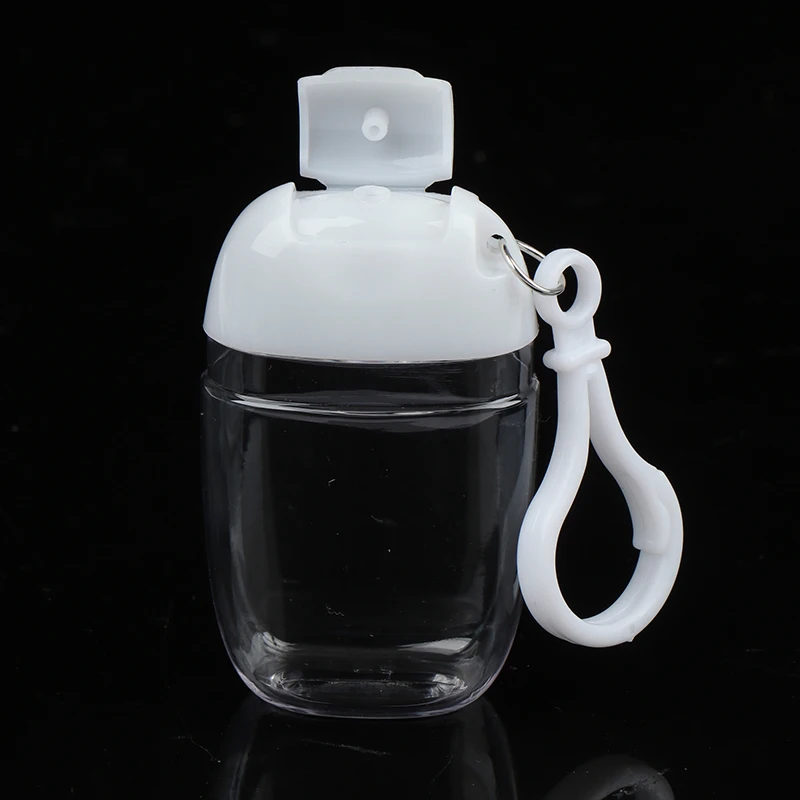 

30ml Portable Empty Hand Sanitizer Travel Small Cleaning Keychain Squeeze Bottle