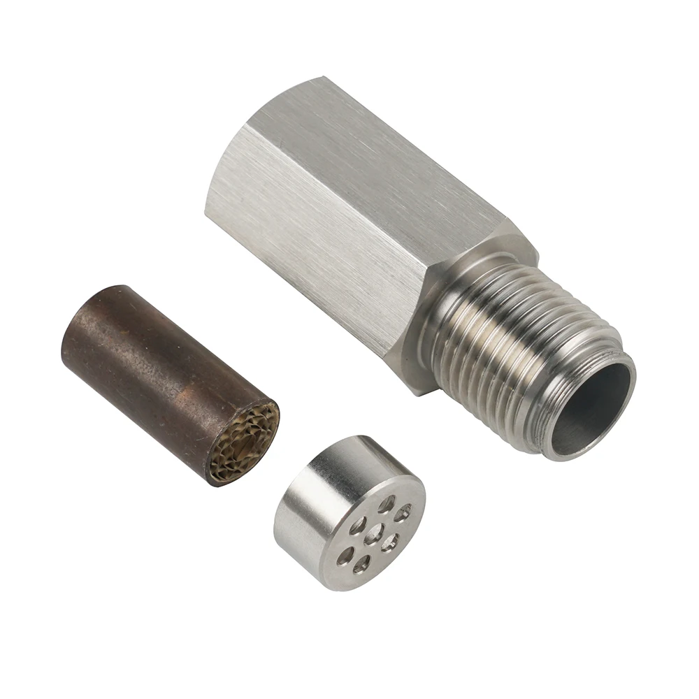 M18x1.5 Check Engine Light Adapter CEL Eliminator Real Mini Catalytic Converter O2 Oxygen Sensor Stainless Steel Car Accessories |
