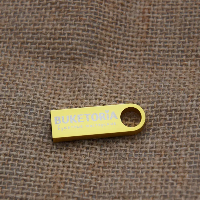 Металлическая Usb флешка 2 0 высокоскоростной Флешка 64 ГБ 32 16 8 4 мини свадебный
