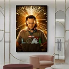 Постер с мотивами сериала Marvel, Сезон 1, Локи, том Хиддлстон, настенная живопись, печать на холсте, украшение для дома, 2021