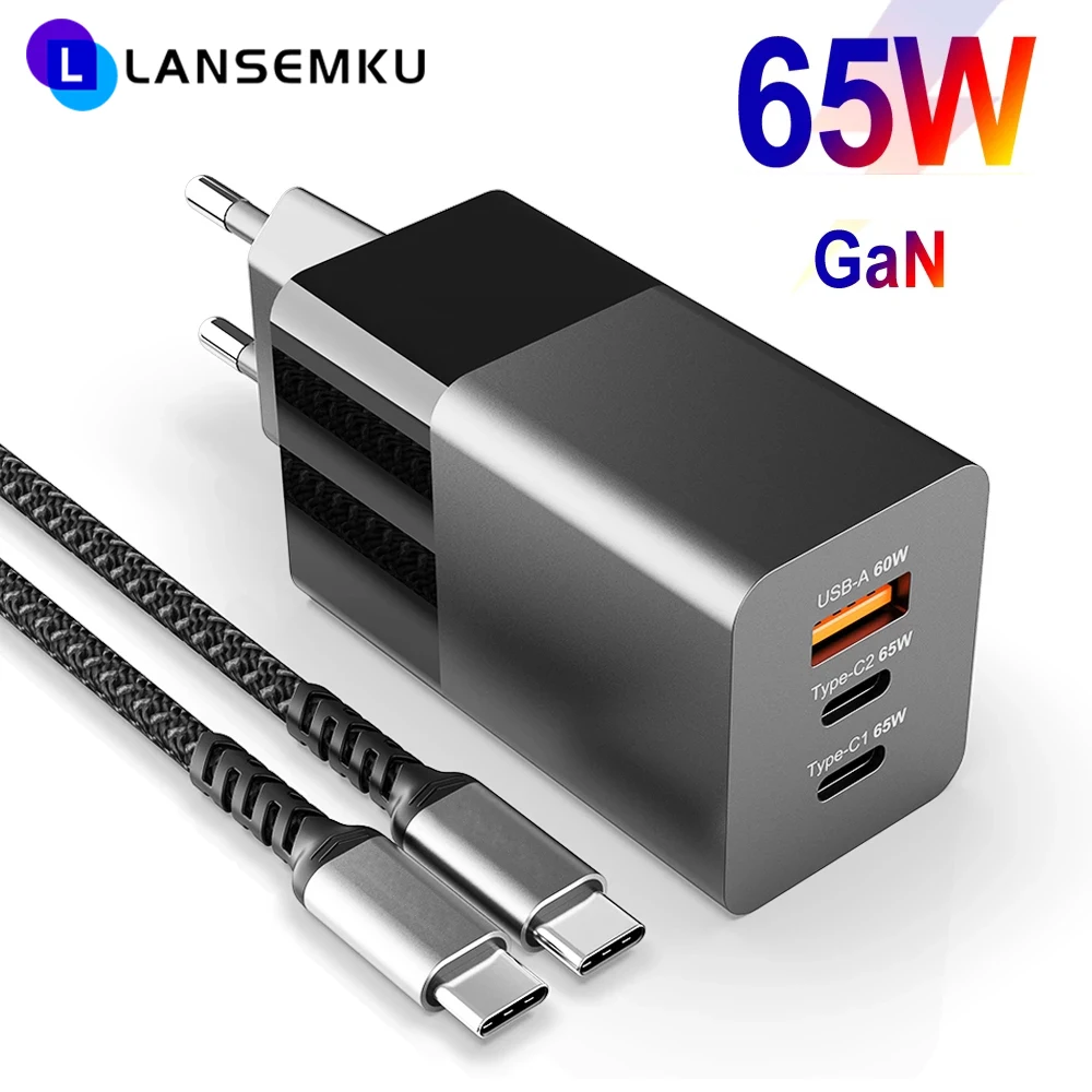 

Универсальное быстрое зарядное устройство USB 65 Вт QC 3,0 3,0 Type C