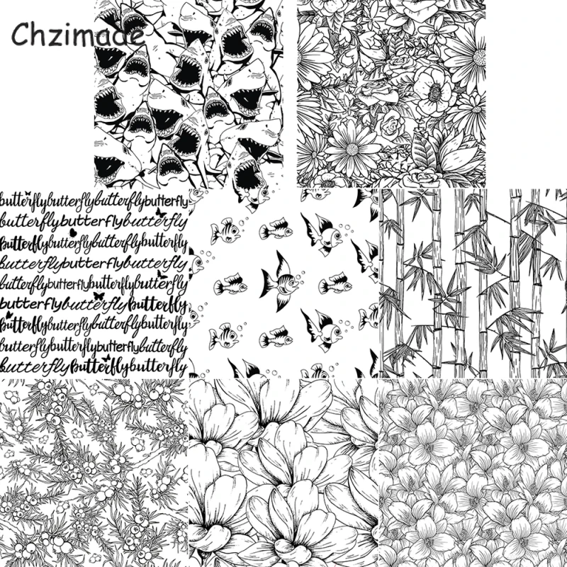 

Chzimade, винтажный цветок, силиконовая прозрачная печать, штамп для рукоделия, скрапбукинга, альбом рельефная фотография, декоративные издели...