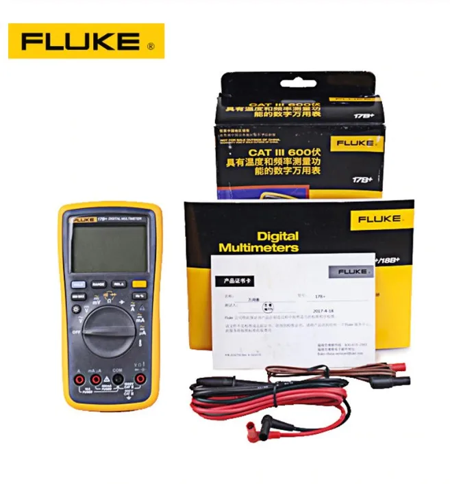 Цифровой мультиметр DMM тестер напряжения и тока Fluke 15b Plus Оригинальный