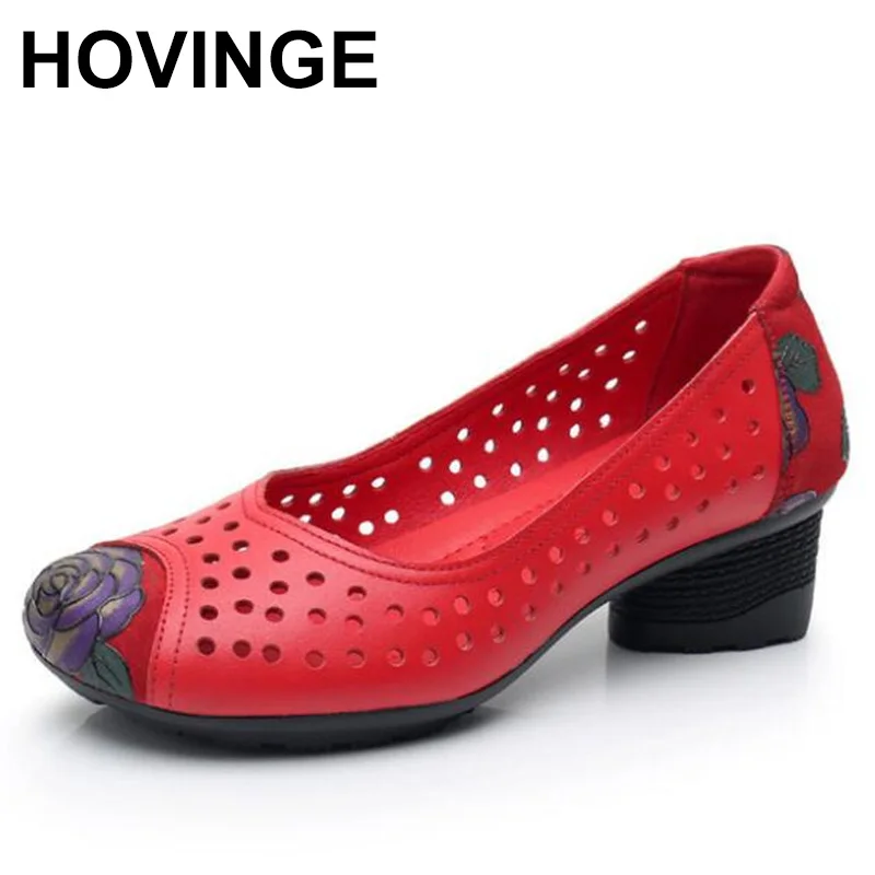 

Женские босоножки из натуральной кожи, на высоком каблуке