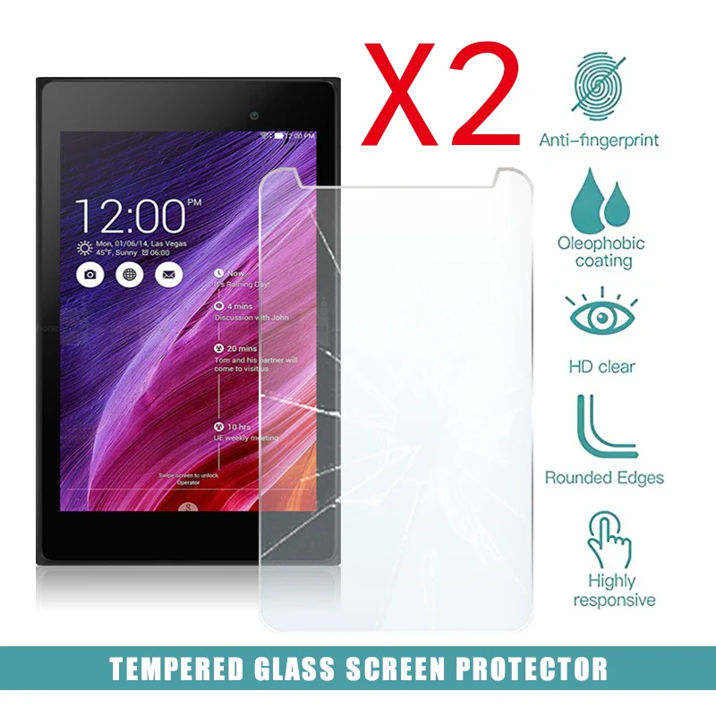 2 шт. Tablet закаленное стекло Экран Защитная крышка для Asus Memo Pad 7 ME572C ME572CL Android
