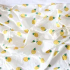 Летнее муслиновое хлопковое детское одеяло для пеленания, для новорожденных, банное полотенце, марля, детское одеяло для коляски, одеяло для пеленания