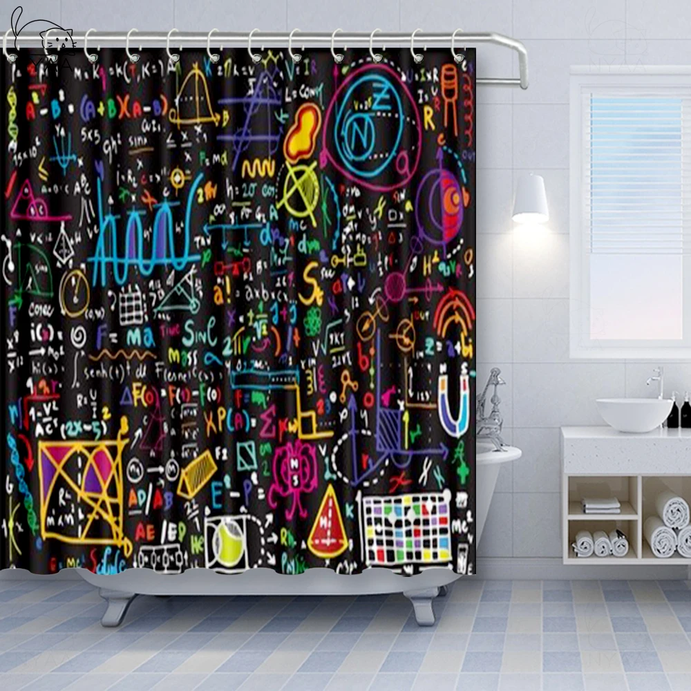 NYAA физические формулы и феномен рисованная вручную иллюстрация Художественная