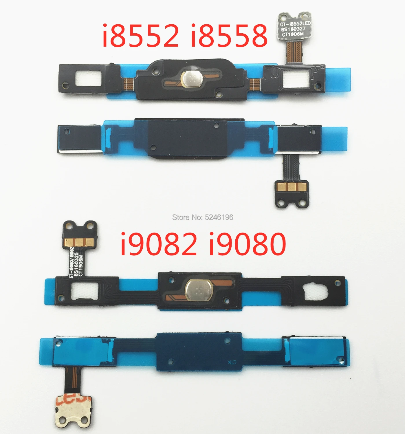 

1pcs Original Flex Cable For Samsung Galaxy win i8552 i8558 i9082 i9080 New Home Button Flex Cable Menu Return Key Repair Parts