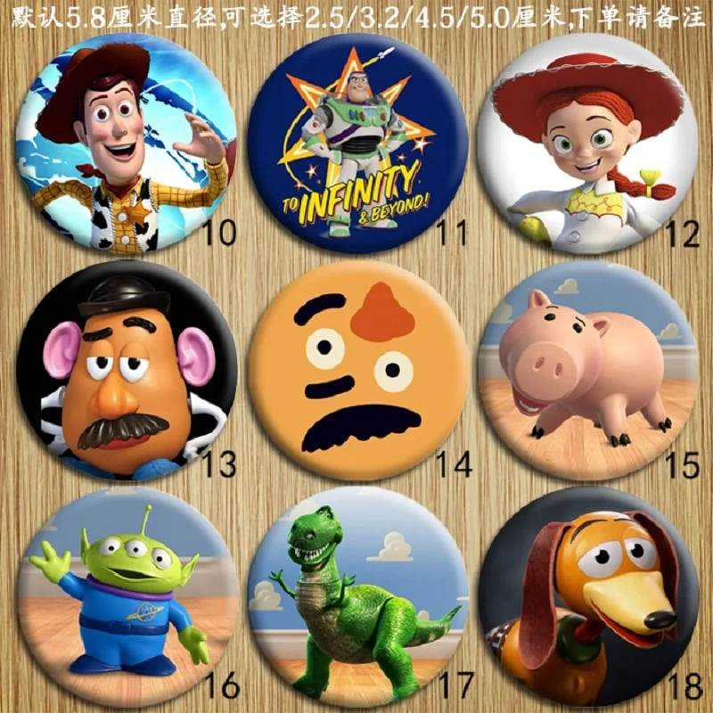 Классический мультфильм для Disney Toy Story Базз Лайтер Вуди Броши Рекс Джесси Хамм
