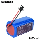 Сменный аккумулятор для Coredy All R500 R500 + R300 R650 D400 R750 14,4 В 2800 мАч, батарея для Аккумулятор для робота-пылесоса