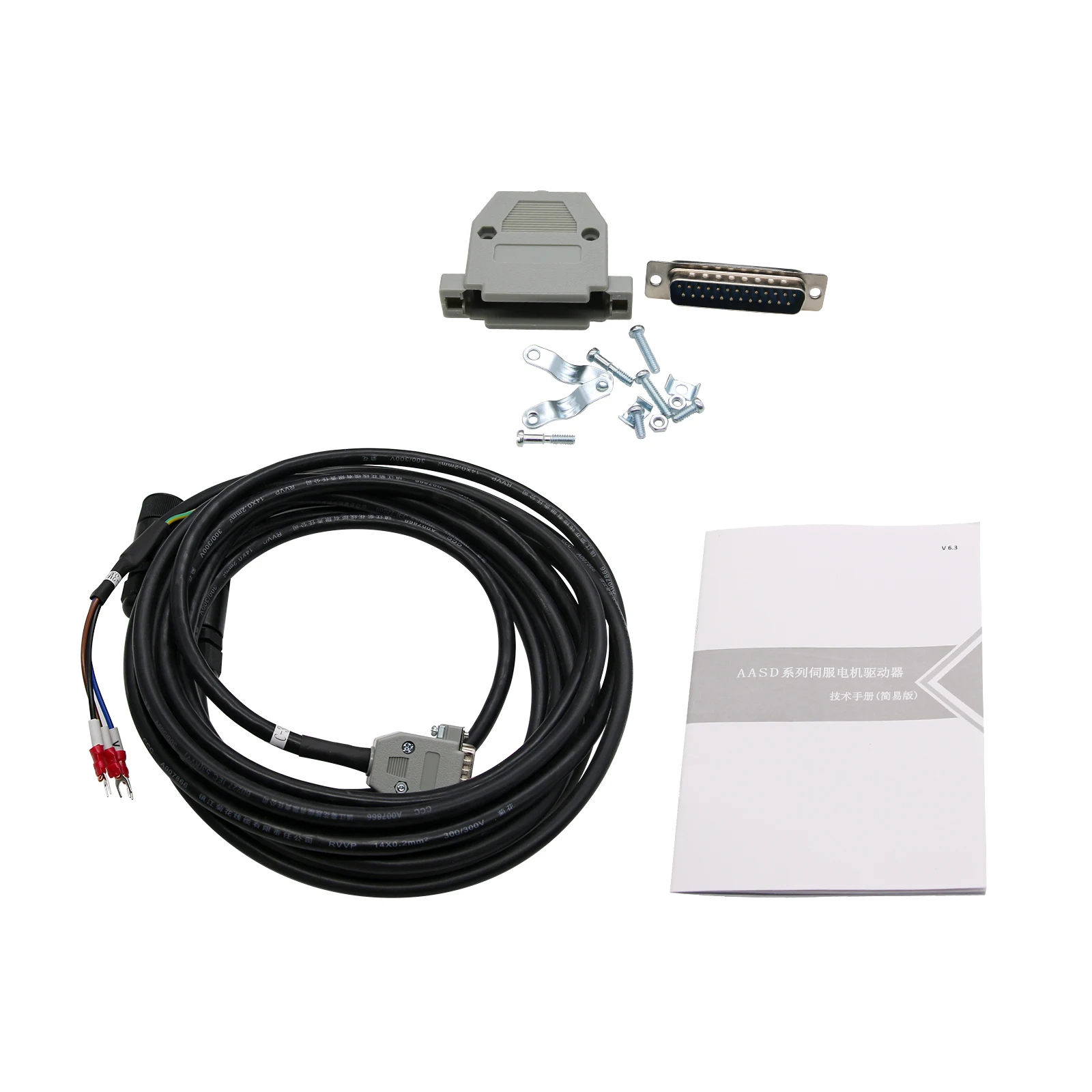 

90ST-M02430 AC Servo Motor Kit 750W 2.4N.M 220V + Driver + Cables Servo Motor Kit