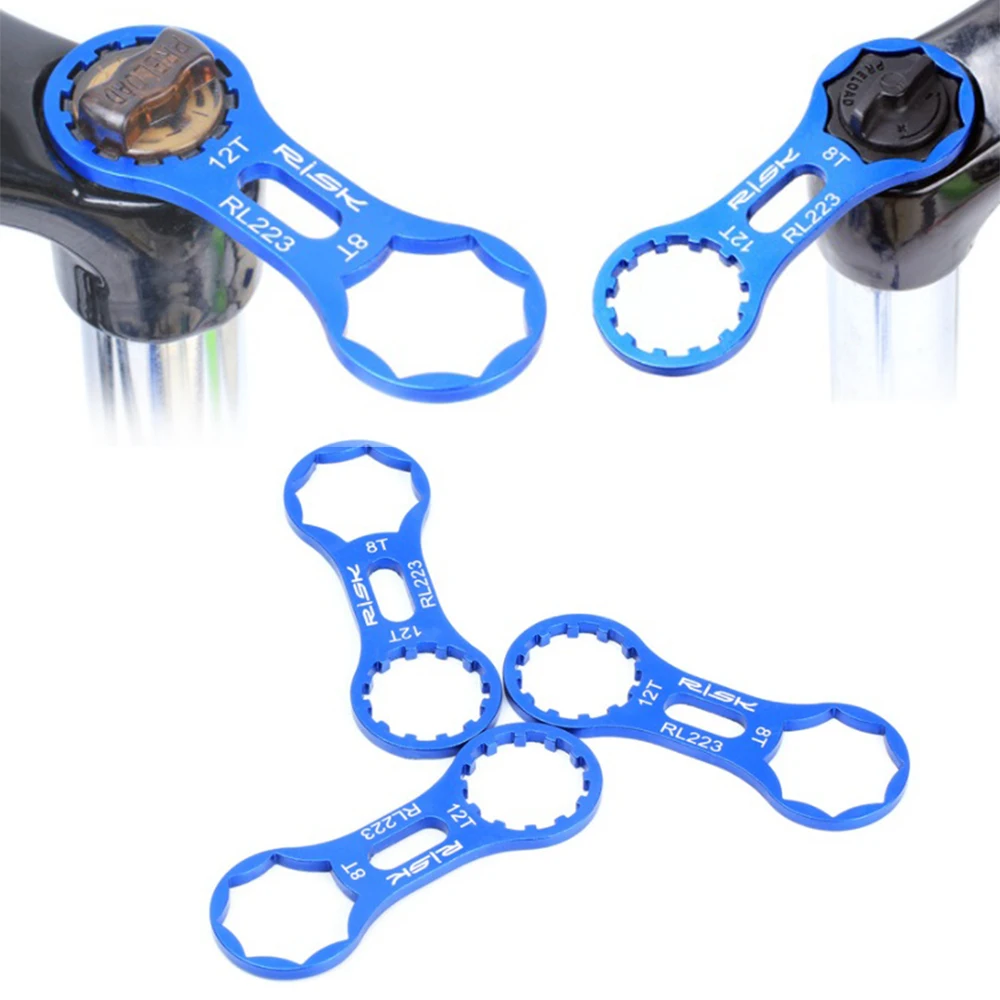 

MTB Bike Suntour Front Fork Shock Absorber Repair Tool Bicycle 8T 12T Wrench for Suntour XCM XCR XCT RST Fork Removal Tool