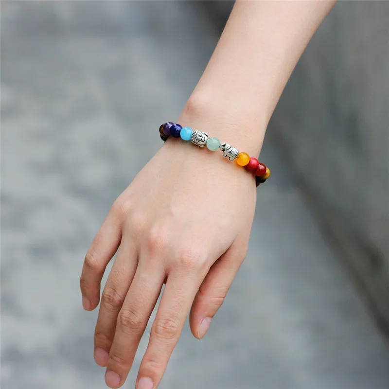 Браслет из натурального лавового камня для мужчин и женщин Ювелирное Украшение