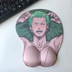 Коврик для мыши 3D с аниме и сексуальной грудью, эргономичный мягкий силиконовый гелевый игровой коврик для мыши с поддержкой запястья, милый коврик для мыши для девочек, 26 х21 мм