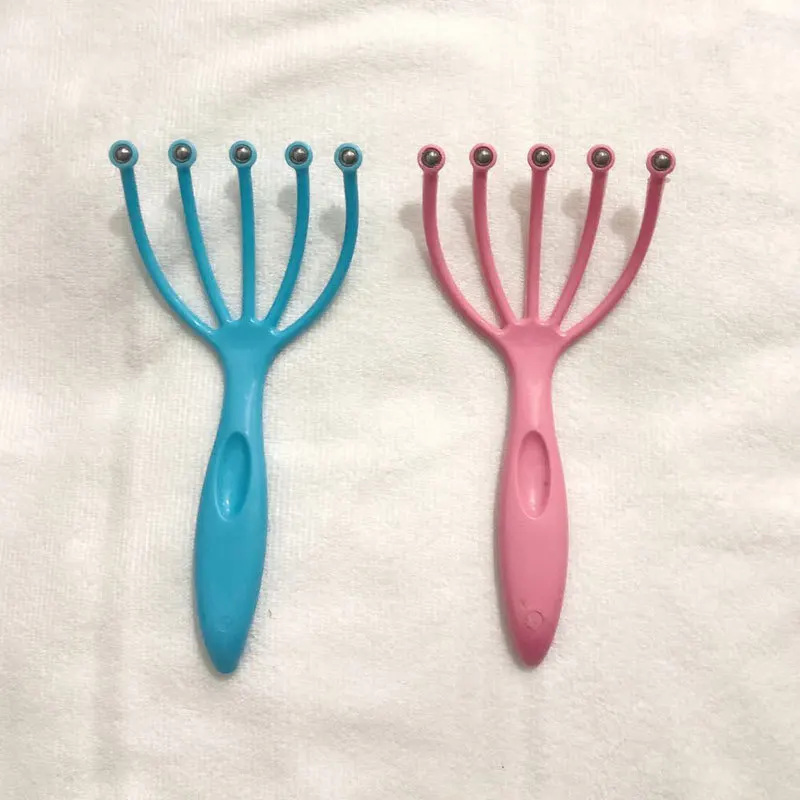

Hot seller Scalp massager Steel Ball head Massage Relaxation Five/Three Finger Massager for head