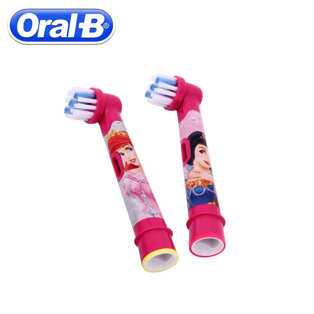 2 шт./упак. Oral B головки для детской электрической зубной щетки EB10 зубные с мягкой