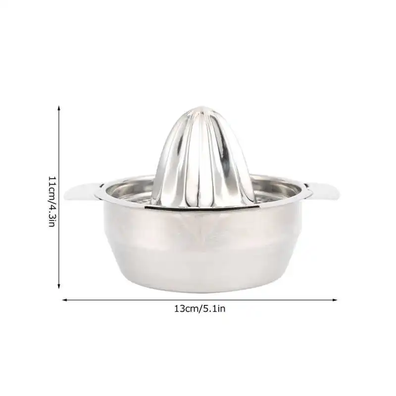 

Manual Lemon Juicer Stainless Steel Juicer Fruits Squeezer Orange Lemon Juice Extractor Hand Press Juicer