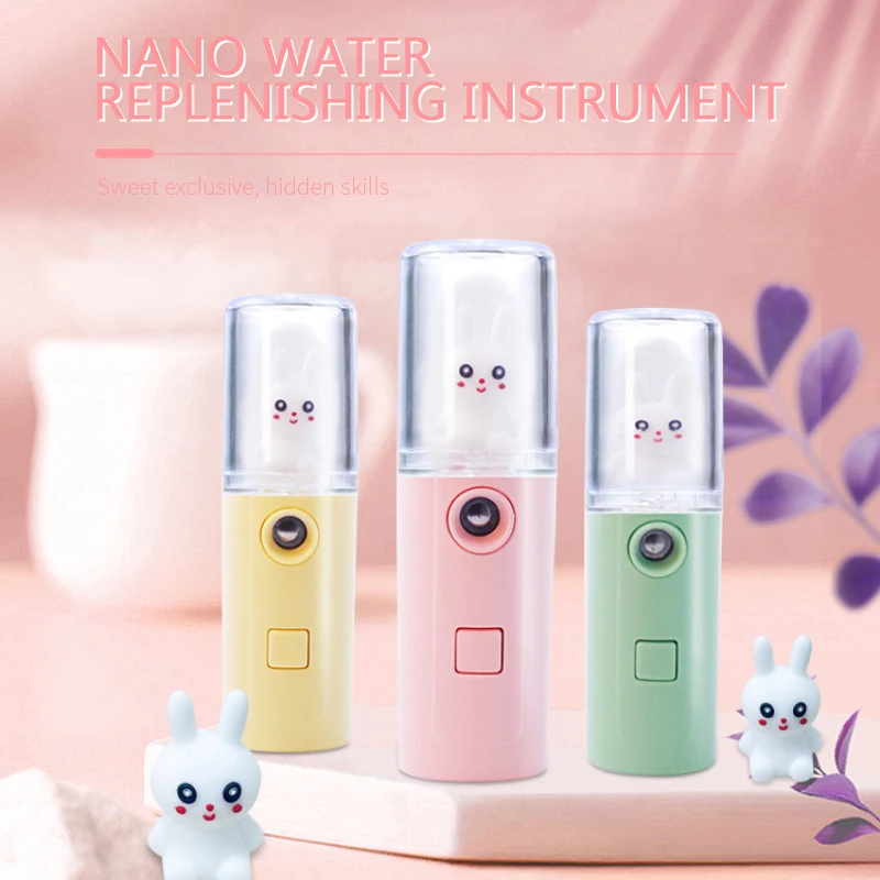 

Portable Hydrating Mist Face Sprayer Facial Nebulizer Steamer USB Moisturizing Skin Care Mini 30ml Spray Beauty Skin Care