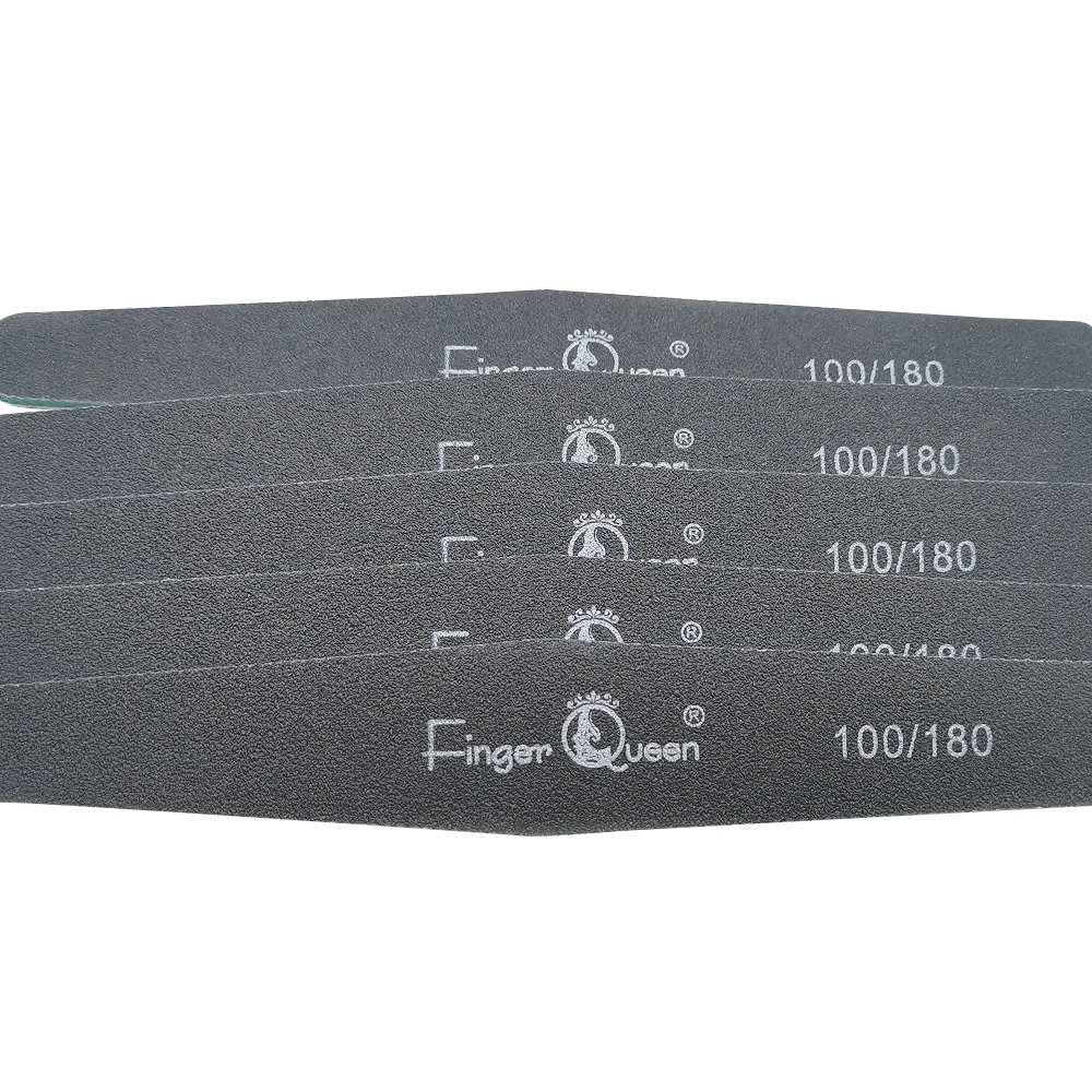 Наждачная бумага для ногтей 5 шт. пилка известь 100/180 двухсторонний шлифовальный