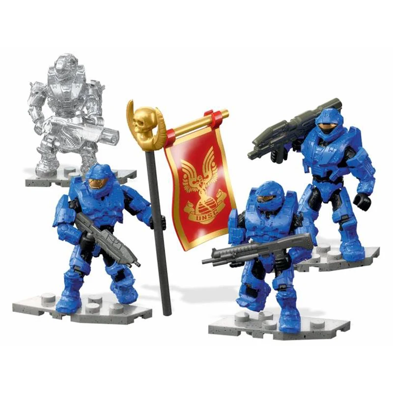 Строительные блоки Mega Bloks конструирующие Halo FNR84 Spartan CTF Base Crashers строительные