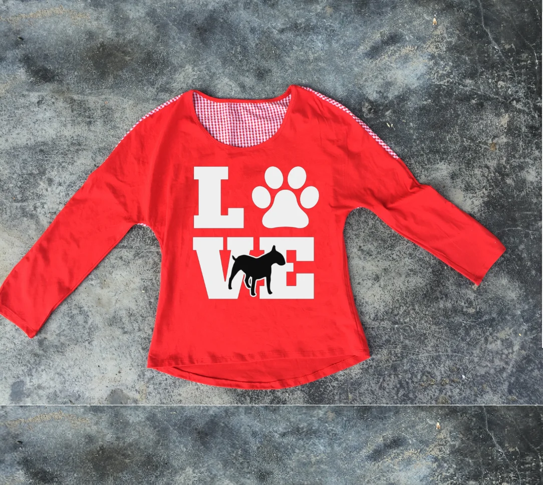 

baby boy clothes kids gingham seersucker long sleeve raglans boys V-day 100% cotton top shirts boys love dog shirts
