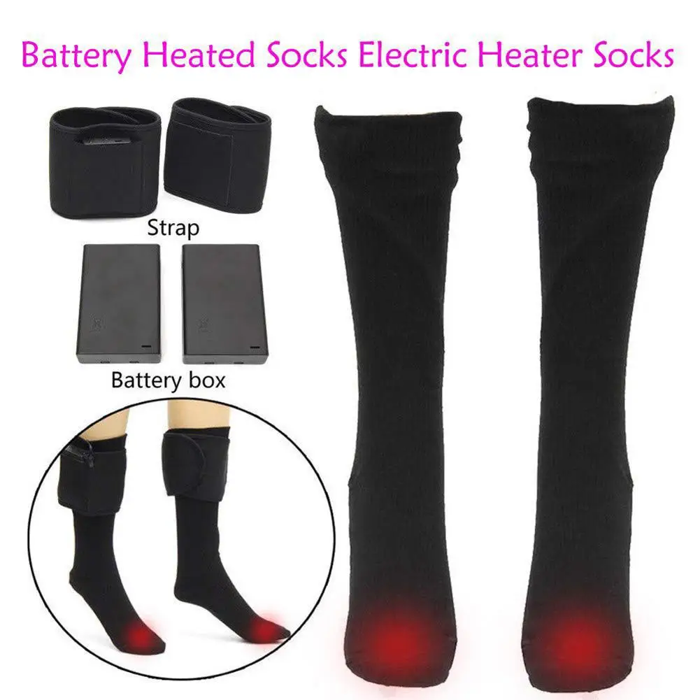 

Warmer Socks Electric Heated Socks Rechargeable Battery Electric Socks Breathable Cotton Rechargeable Battery Heated Socks