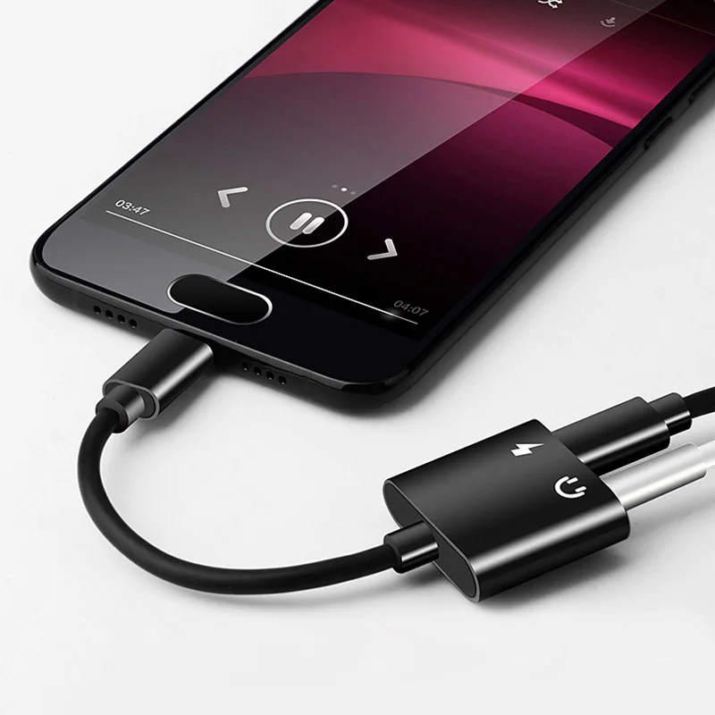 Cherie type C 3 5 мм разъем аудио сплиттер наушники адаптер для huawei Xiaomi Oneplus samsung зарядка