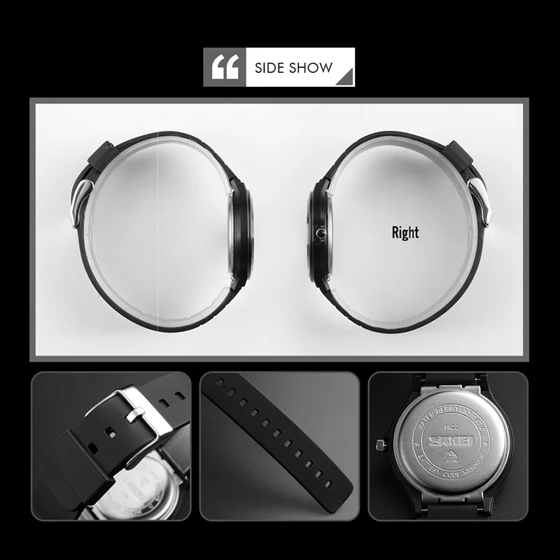 

Women Fashion Quartz Watch Simple Retro Waterproof Wrist Watch with Silicone Strap d88