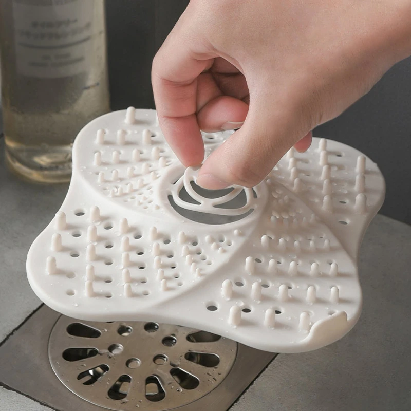 Силиконовая напольная сливная ванная комната сетка для стока раковины волос