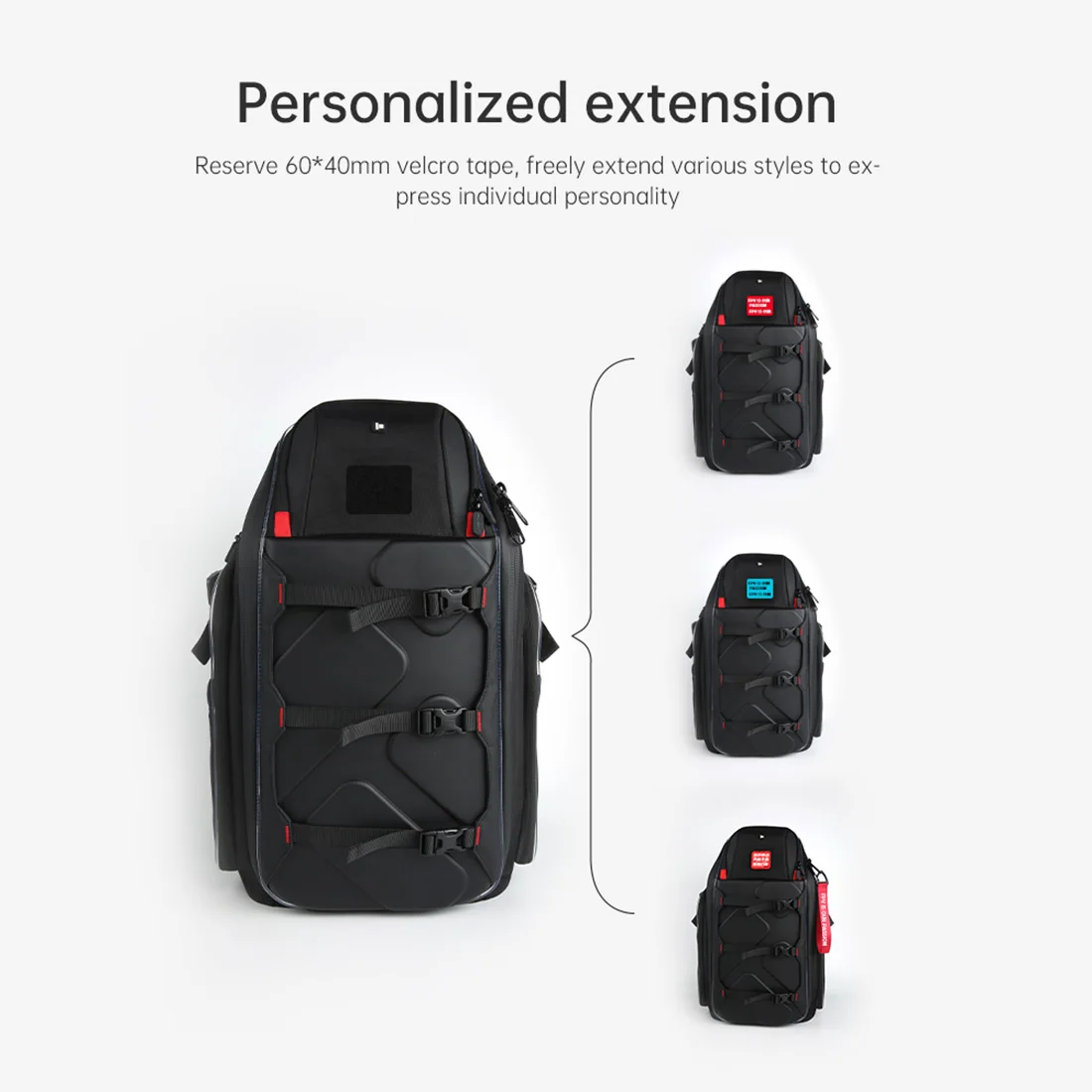 

IFlight FPV Drone Backpack 530X340X260mm 33 Liter Volume Resizable Compartments Ntegrated RGB Light Strips for FPV RC Drone