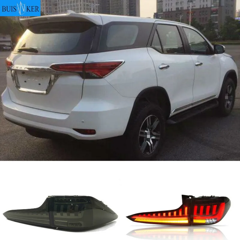 

1 Set Tail Lights for dynamic Signal Tail Lamp LED TailLight DRL Accessories Toyota Fortuner 2016 2017 2018 2019 2020