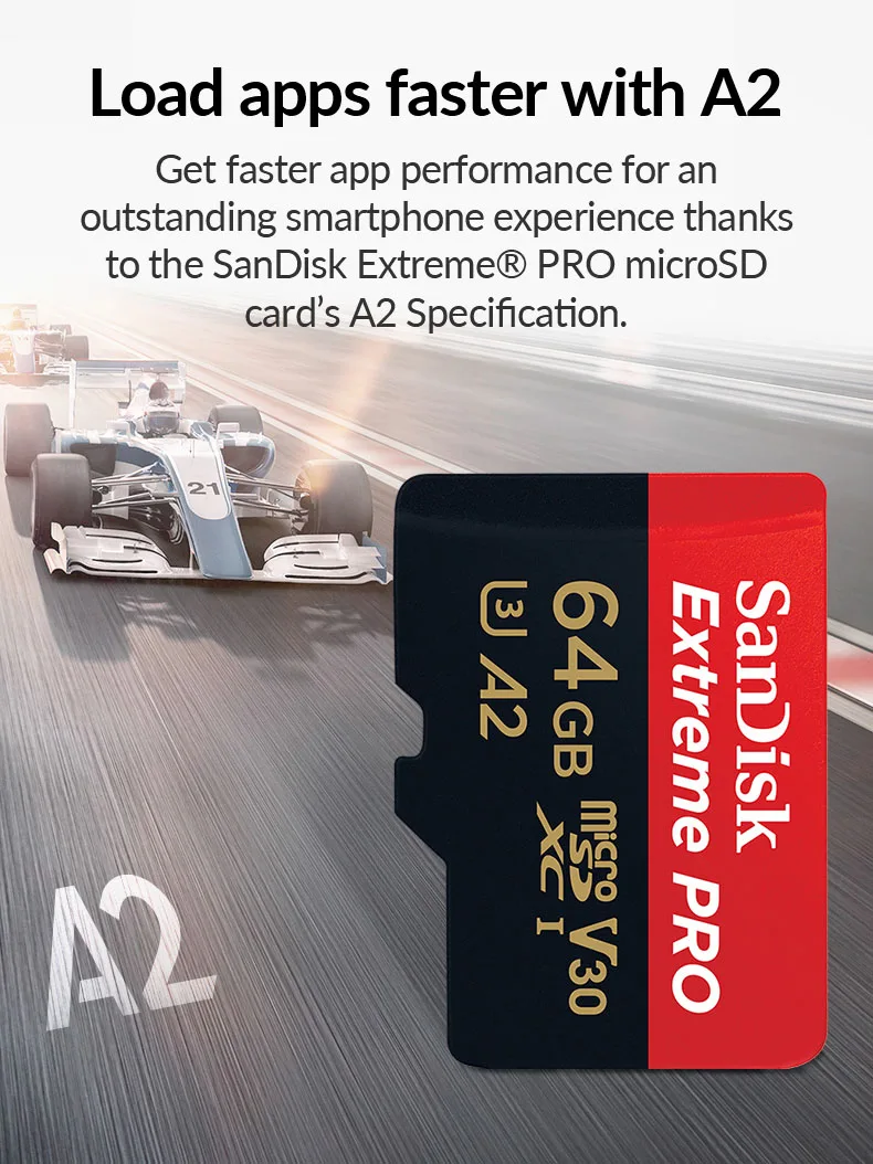 Карты памяти SanDisk Extreme Pro Micro SD 32 Гб 64 128 ГБ 256 400 TF карты SDHC/SDXC UHS I C10 U3 V30 A2 карта для