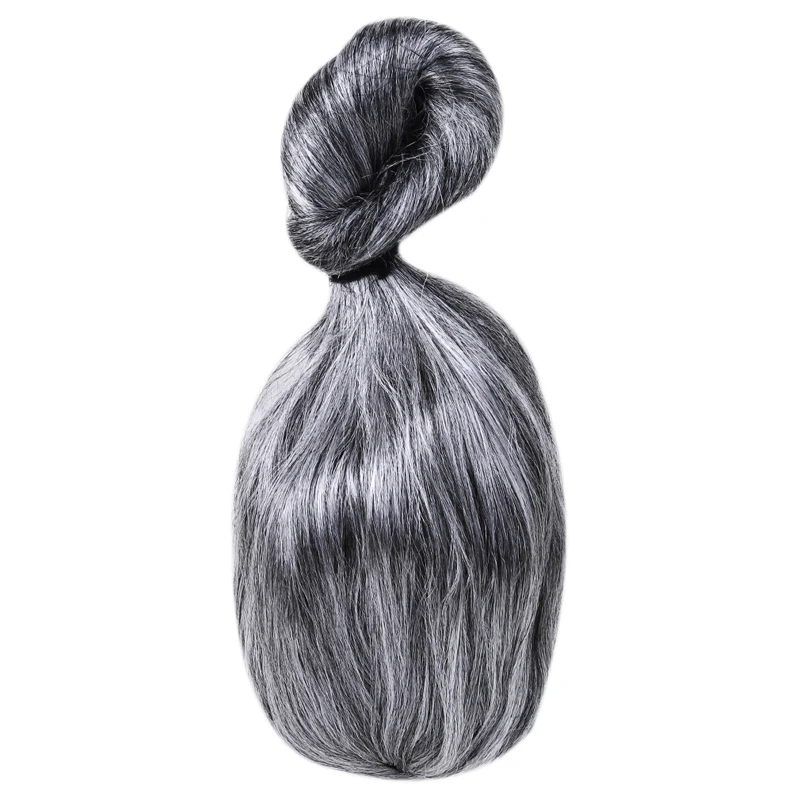 Синтетические волнистые Волосы пышные натуральные светлые/Серебристые серые