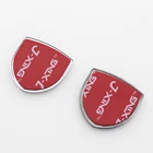 2 шт.1 пара, металлические 3D наклейки на крылья автомобиля, задний значок