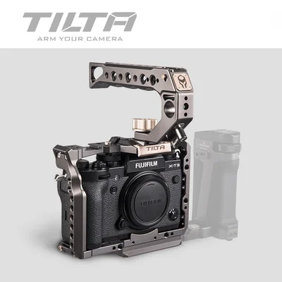 TILTA DSLR Камера клетка для ЖК дисплея с подсветкой Fujifilm XT3 X T3 и T2 ручка fujifilm xt3