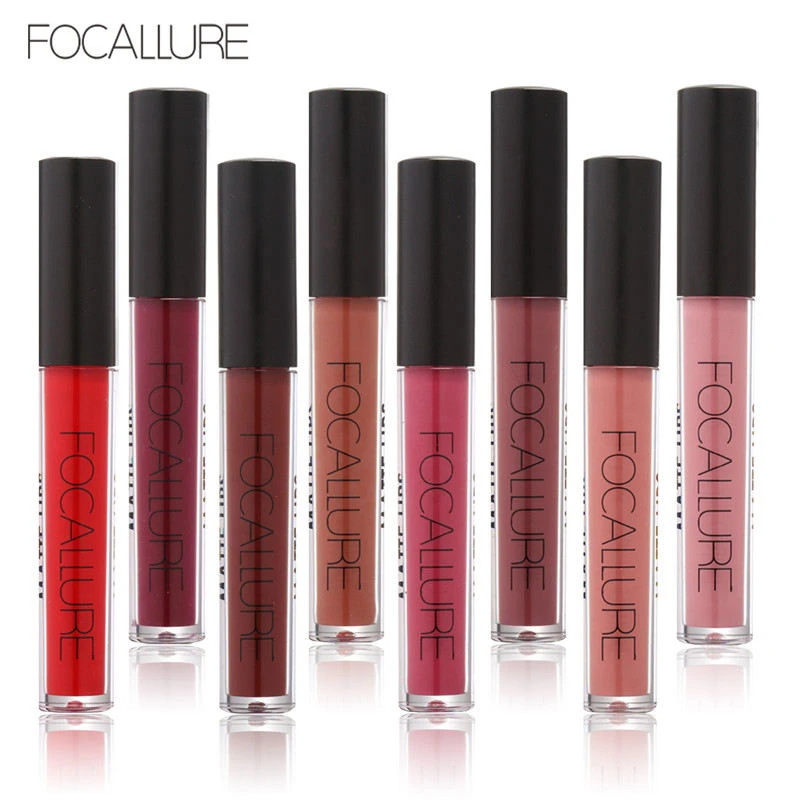 Блеск для губ FOCALLURE Matte жидкая губная помада долговечный водонепроницаемый блеск