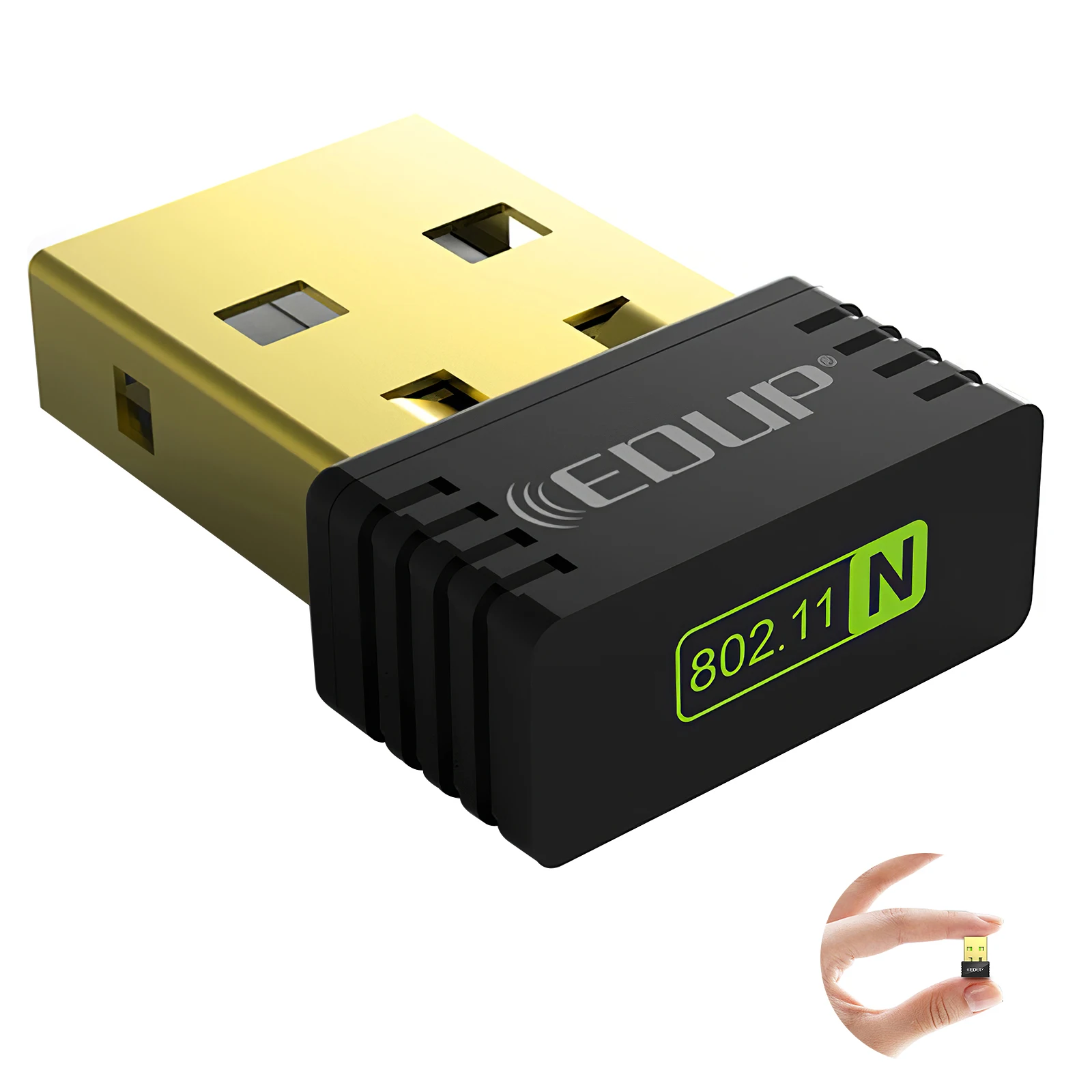 

Wireless WIFI USB Adapter High Speed Network Card Mini USB WIFI Receiver Adapter for Desktops Laptops EP-N8553 2.4GHz 150Mbps