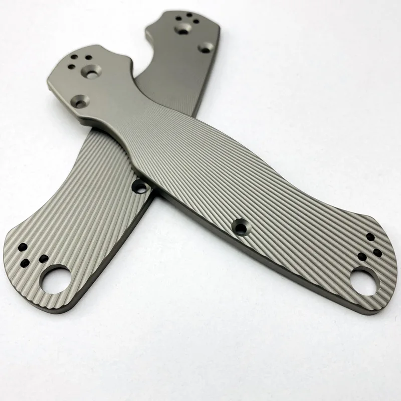 

Custom 1 Pair DIY Titanium Alloy Handle Scales for Paramilitary 2 C81EDC Mod