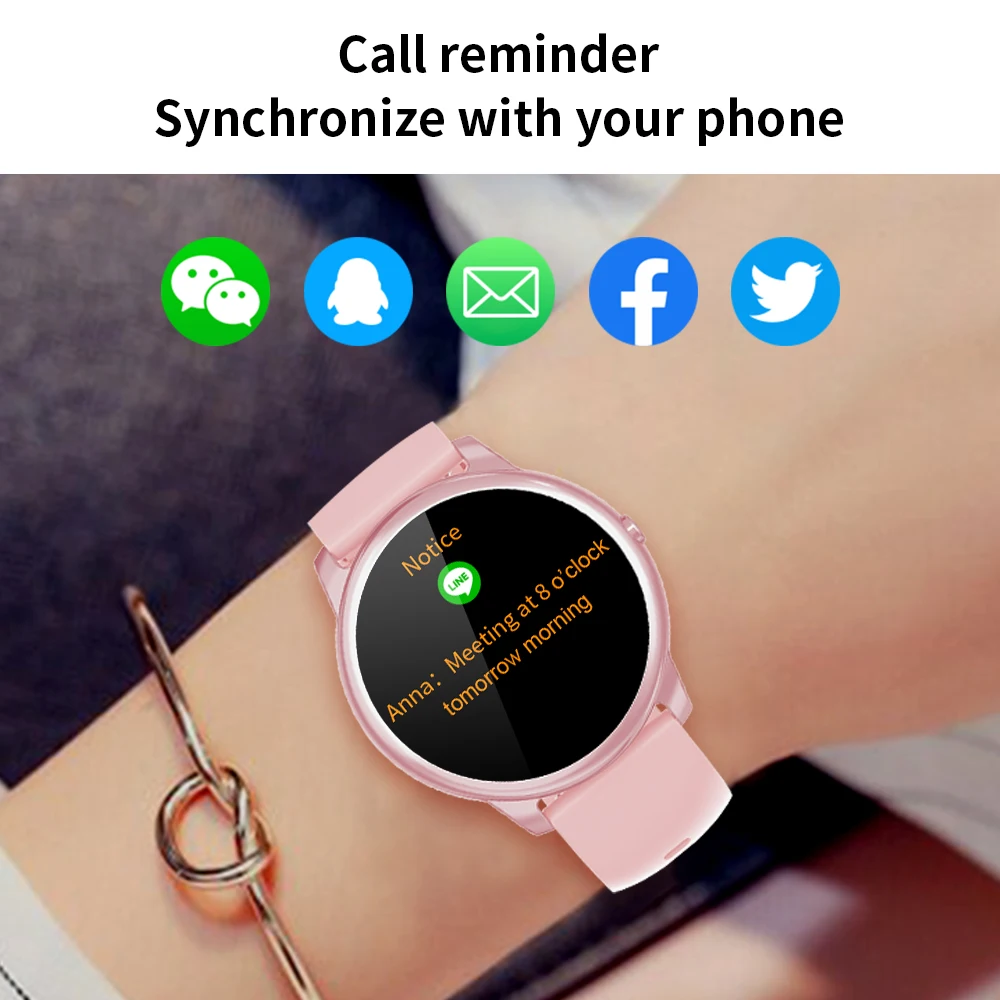 

Fashion Smart Watch Men Women Bluetooth Call R7 New 2021 Smartwatch Sport Full Round HD Screen Fitness Watch For Xiaomi Android