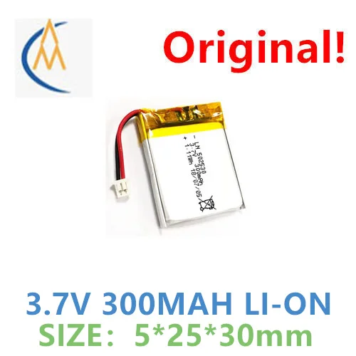 

buy more will cheap 502530 lithium battery 482530 300 Ma 3.7V lithium battery LED badge locator battery navigator toy
