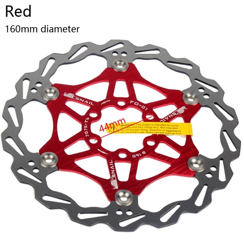 1 шт. Накладка для горного велосипеда плавающий ротор 203 мм 180 160 шесть гвоздей
