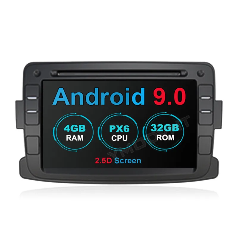 Автомобильный DVD радиоприемник ymodbht 7 дюймов 4 Гб Android 9 0 для Renault Duster Dacia Logan Sandero Lodgy