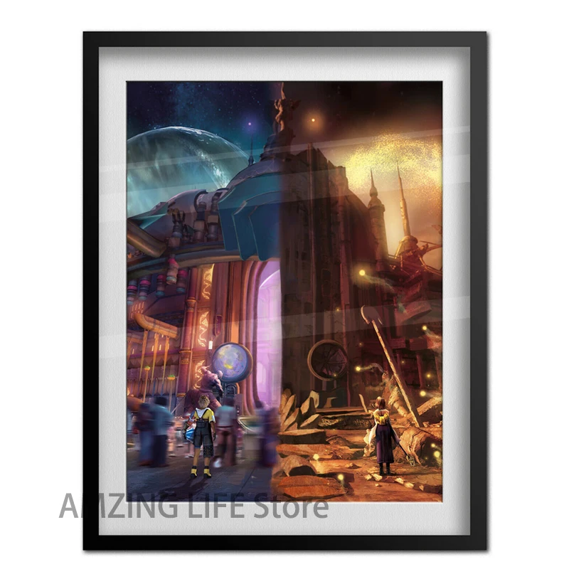 Финальная фантазия X плакаты и принты настенная Картина на холсте финальная