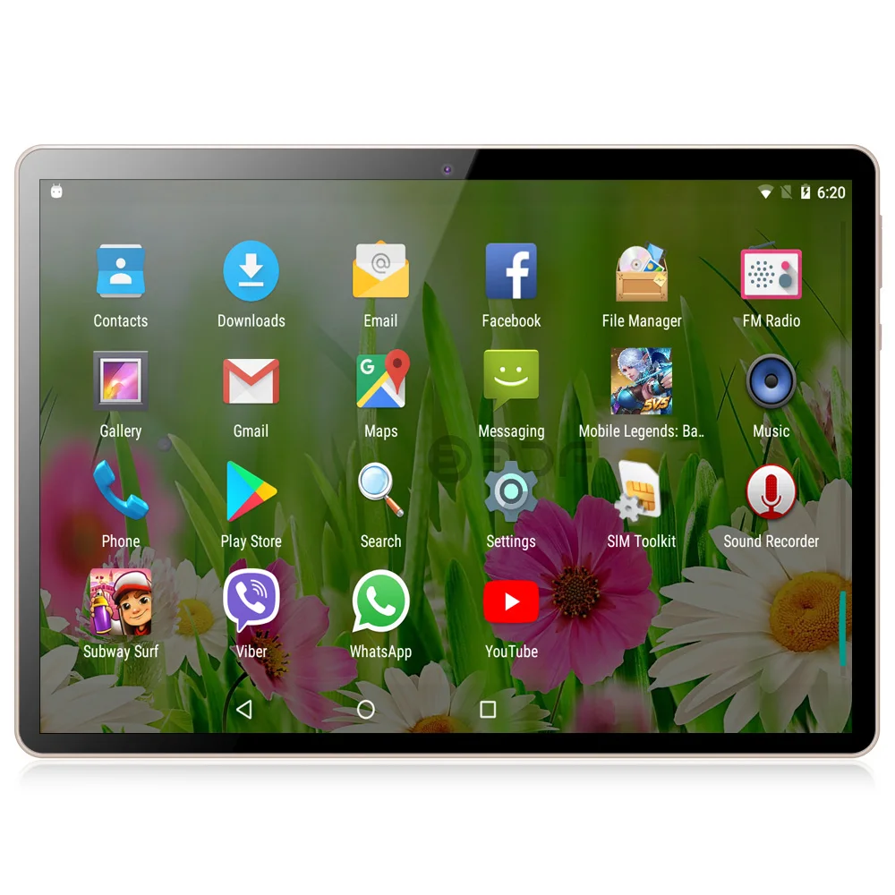 Новый 10 1 дюймов планшет телефон Wi Fi Bluetooth SIM карты 4 Гб + 64 ГБ Android 7 0 Google Play GPS 2G 3G Pc