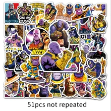10/30/50pcs  Thanos  Stickers Luggage  School Student Diary Hand Ledger  Motorcycle Stationery Mobile Phone Guitar Decoration